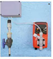 Equipamento de floculação em contínuo montado em painel