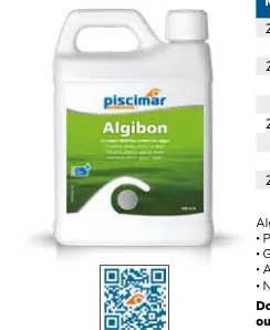 Algicida Piscimar PM-614 Algibon 0,5 L