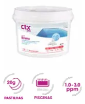 Pastilhas de bromo CTX-130 20 g 5 kg