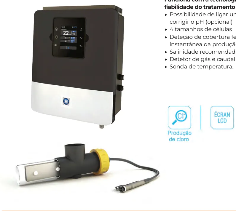Eletrolisador de sal Hayward Aquarite LT AQR-LTO-SV50 50 g/h