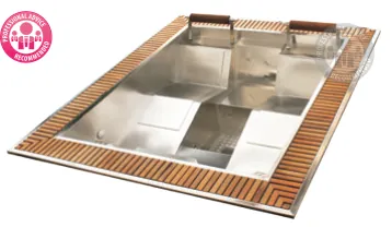 Spa Inox Rectangular Mercurio + Projetor