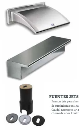 Jogos ornamentais. cascatas modelo 112 largura 500