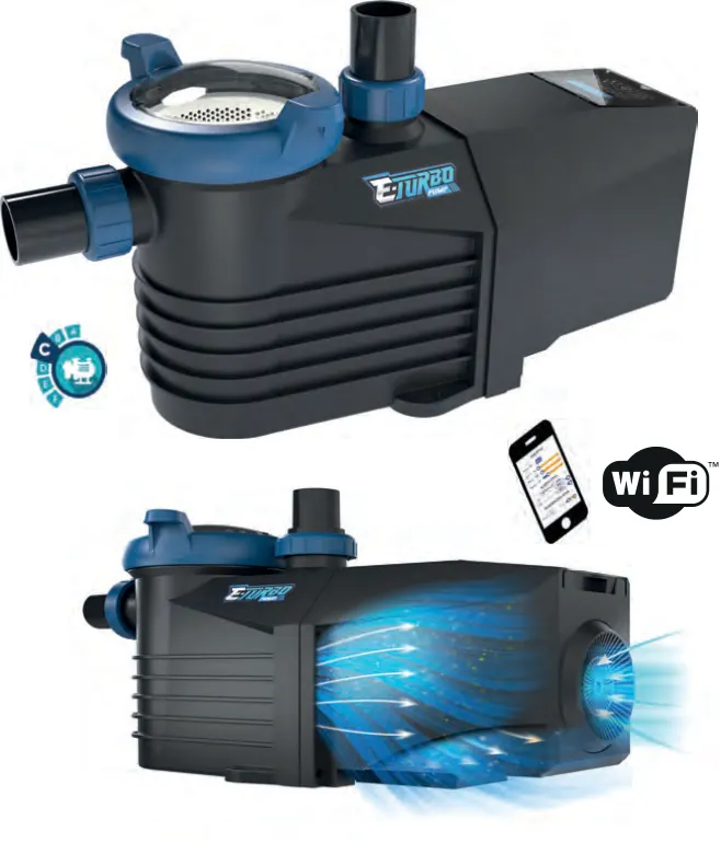 Bomba de velocidade variável Emaux E-Turbo VSD