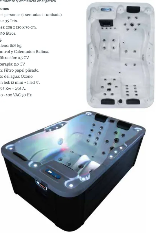 Spa Natuspa SX 3/35 White Marble com cobertura