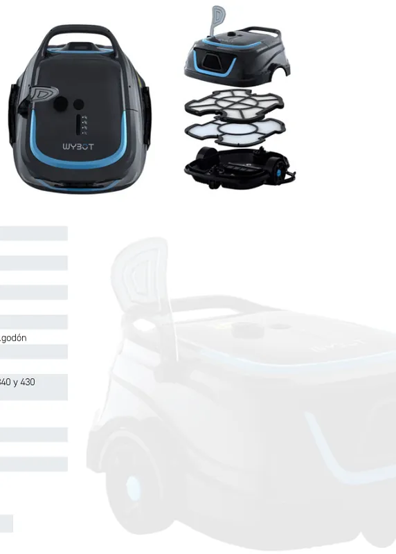 Limpa-fundos a bateria - SPYDER MAX