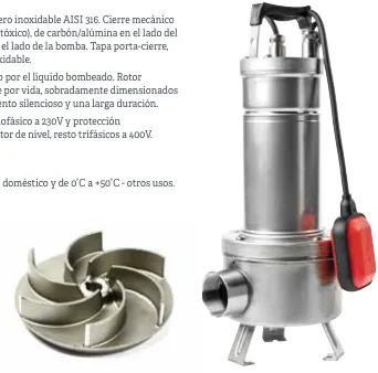 Bomba submersível para águas residuais FEKA VS