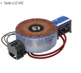 Transformador toroidal 230 V/12 V DIN-rail