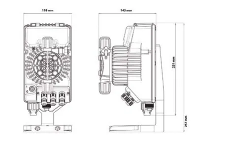 Bomba doseadora - Tekna EVO AKL 603 - 4 a 8 L/h