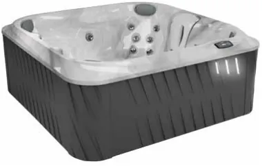 Spa portátil Jacuzzi J-225 acrílico Platinum com móvel cinzento-fumo