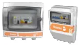 Quadro modular piscina ecopool new monofásico 230vac 0-14 A com transformador de 50w